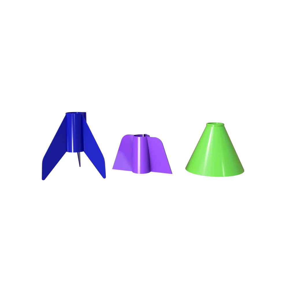 Kit STEM Estes Tri-Flyer – Juego de lanzamiento de cohetes para principiantes con aletas intercambiables - Image 6