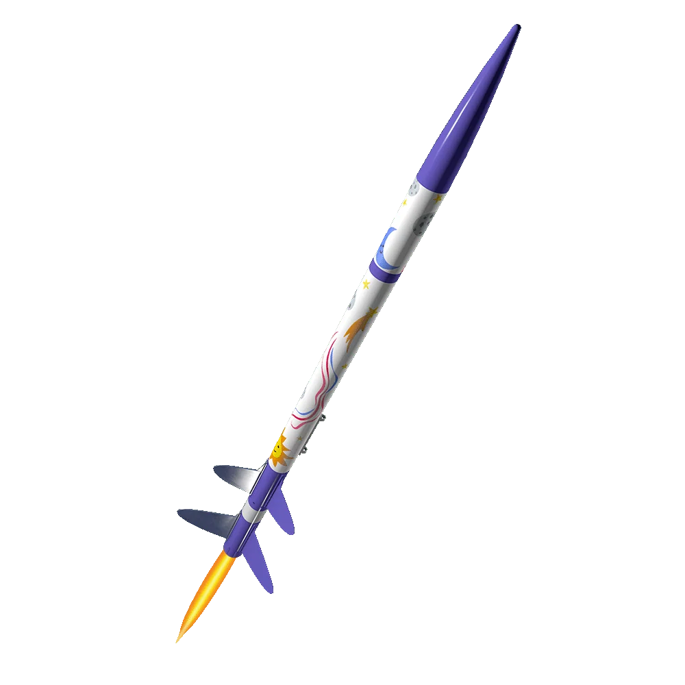 Kit de cohetes STEM Estes Cosmic Cascade – Modelo de cohete de dos etapas para principiantes (hasta 1800 pies) - Image 3