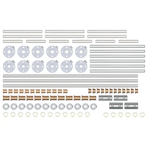 TI-TETRIX MAX Hub and Axle Pack