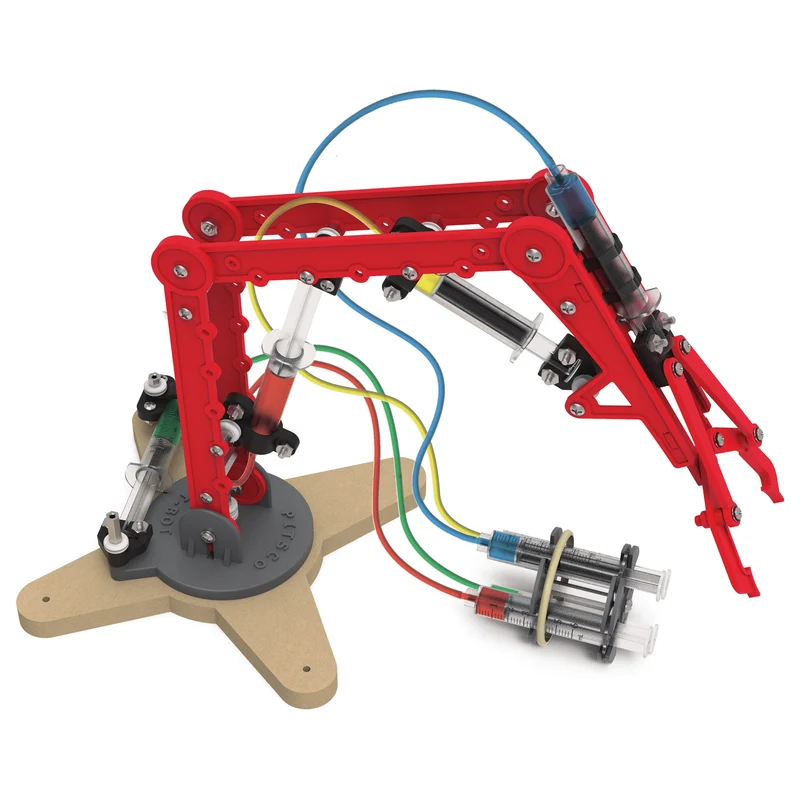 Brazo hidráulico T-Bot—Ingeniería hidráulica práctica