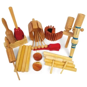 Instrumentos de percusión Wooden Sounds