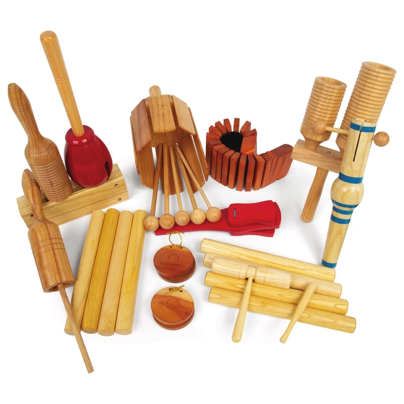 Instrumentos de percusión Wooden Sounds