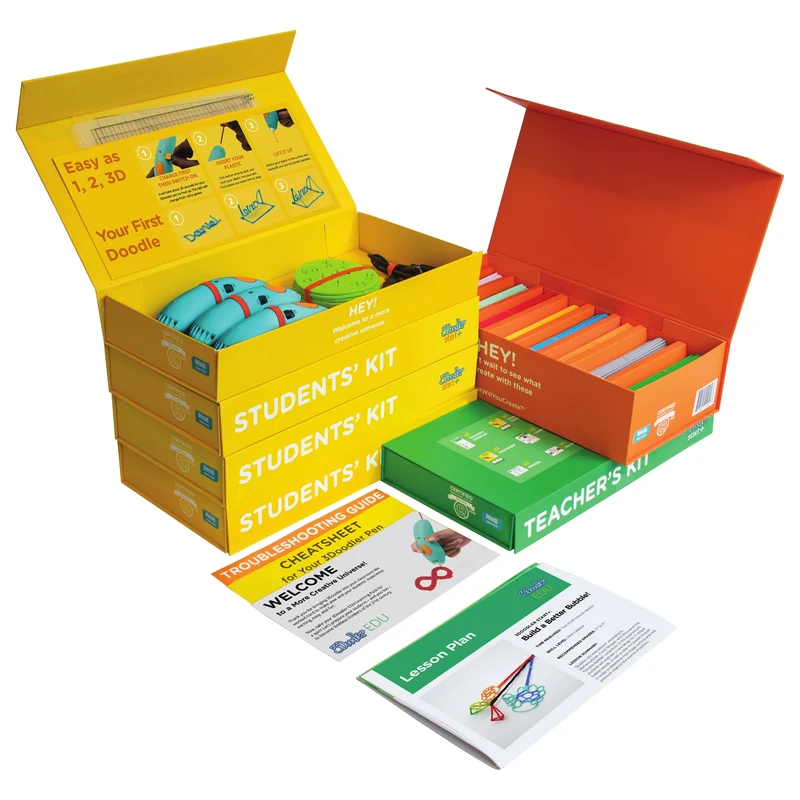 3Doodler Start+ Learning Packs—Creación 3D lista para el aula para hasta 24 estudiantes